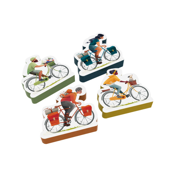 PRE-ORDER - Postcards: Premium Wooden Bicycles Pawns